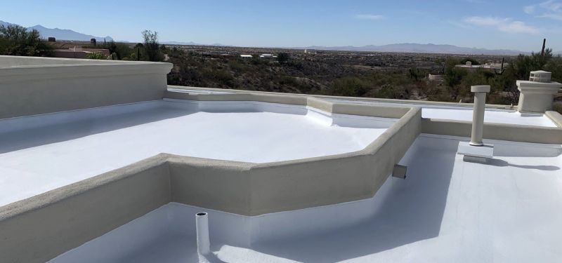 Residential rooftop with whitecoat