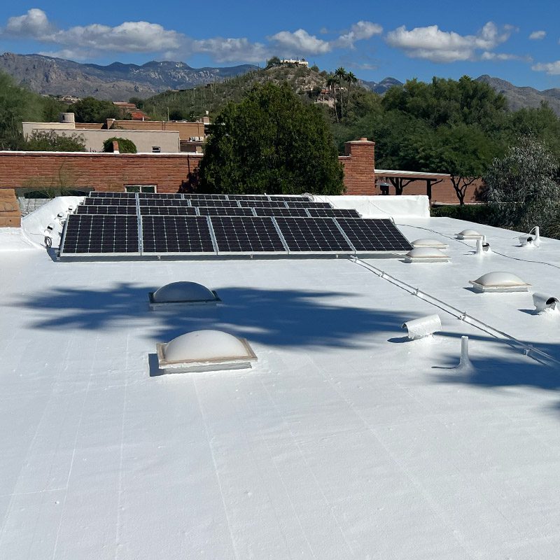 how often should you recoat a flat roof